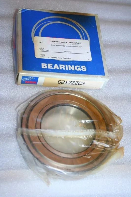 Подшипник NSK 6217ZZC3 Double Shielded Deep Groove Bearing 85x150x28 mm