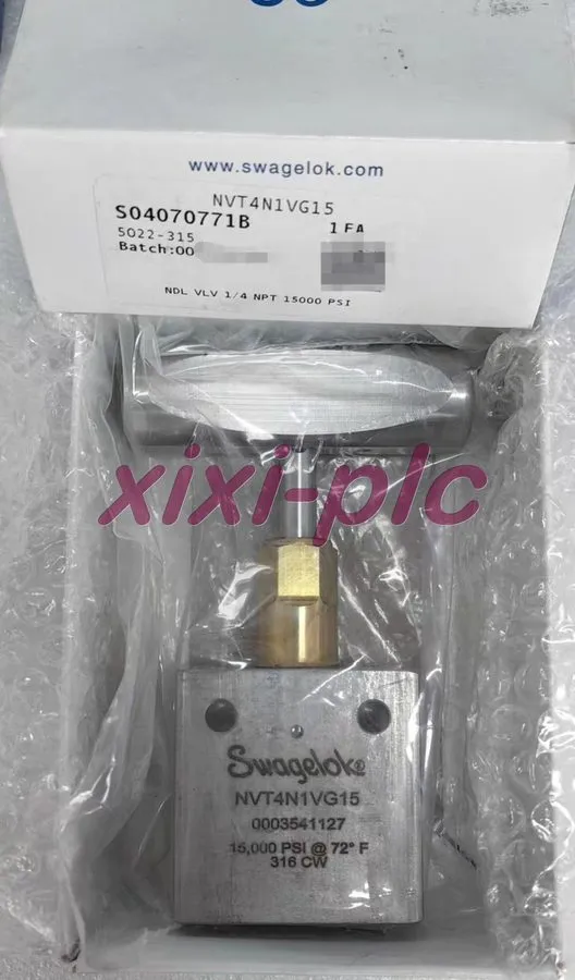 Клапан Swagelok NVT4N1VG15 stop valve