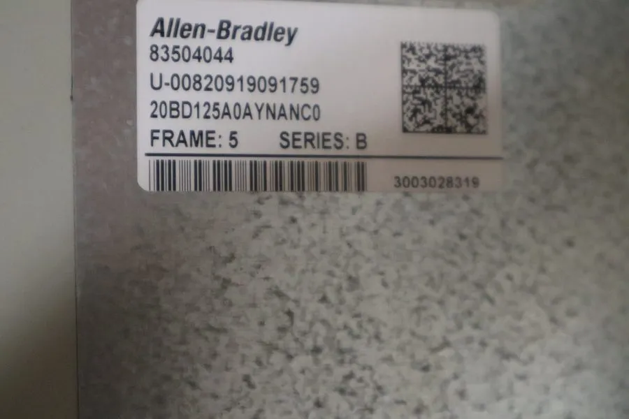 Частотный преобразователь Allen-Bradley 20BD125A0AYNANC0 AC DRIVE POWERFLEX 700 