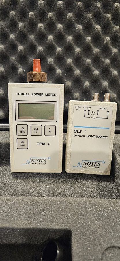Очиститель разъёмов Noyes Fiber Optic Power Meter Model OPM4-2 with Cletop-s cle
