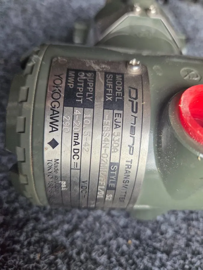 Датчик давления YOKOGAWA EJA530A Gauge Pressure Transmitter Output 4-20ma Dc — фото лота 2
