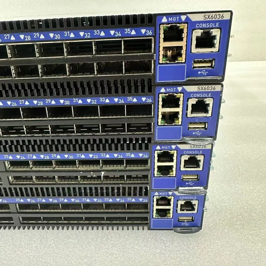 Коммутатор Mellanox SX6036, 36 Port QSFP FDR Managed InfiniBand Switch