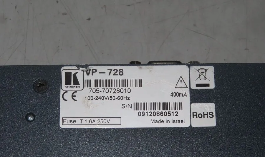 Видеокоммутатор Kramer VP-728 9-Input HDMI HQV Digital Presentation Switcher/Sca