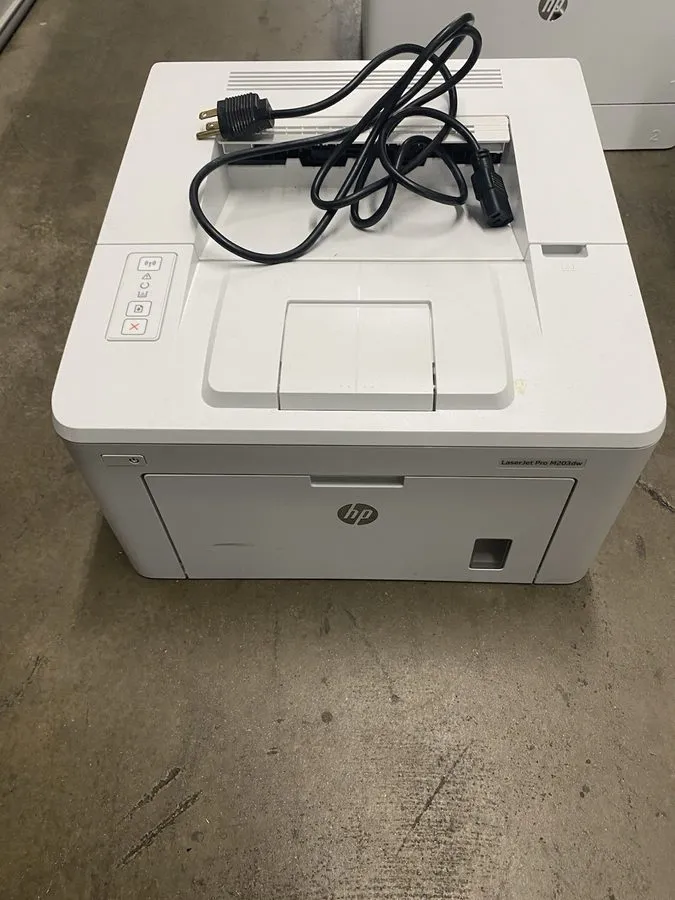 Лазерный принтер HP LaserJet Pro M203dw Small Office Monochrome Laser Printer — фото лота 2