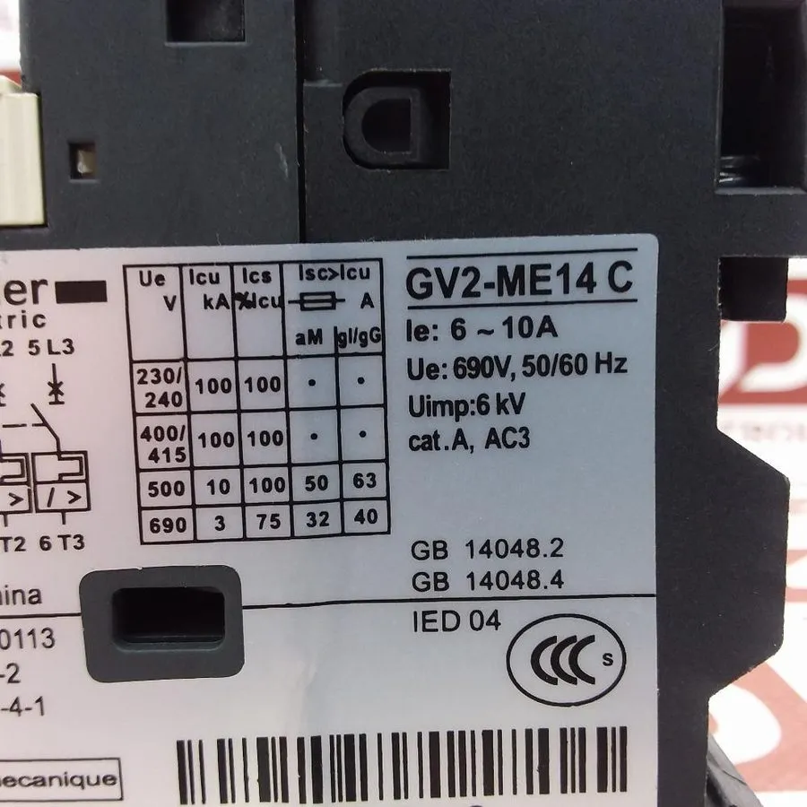 Автоматический выключатель Manual Motor Starter Button GV2ME21 motor circuit bre