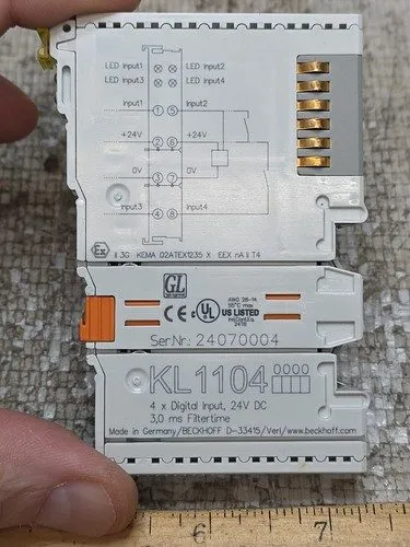 Модуль ввода-вывода 1PC Beckhoff KL1104 PLC Moudule IN EXCELLENT CONDITION
