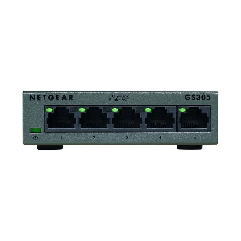 Коммутатор NETGEAR GS305300PAS 5 Port Gigabit Ethernet Unmanaged Switch
