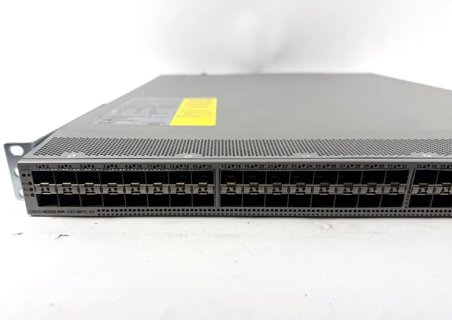 Коммутатор Cisco Nexus N9K-C93180YC-EX 48-Port 10/25GbE SFP28 Network Switch