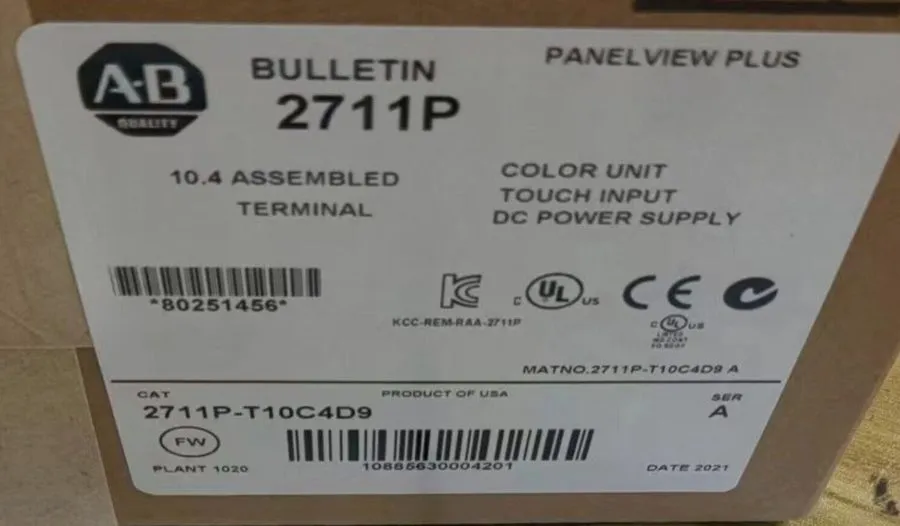 Панель оператора Allen Bradley 2711P-T10C4D9 /A PanelView Plus Touch Terminal