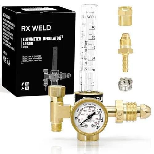 Трубопроводная арматура Argon CO2 Welding Gas Regulator Flowmeter 0-60 CFH CGA-5