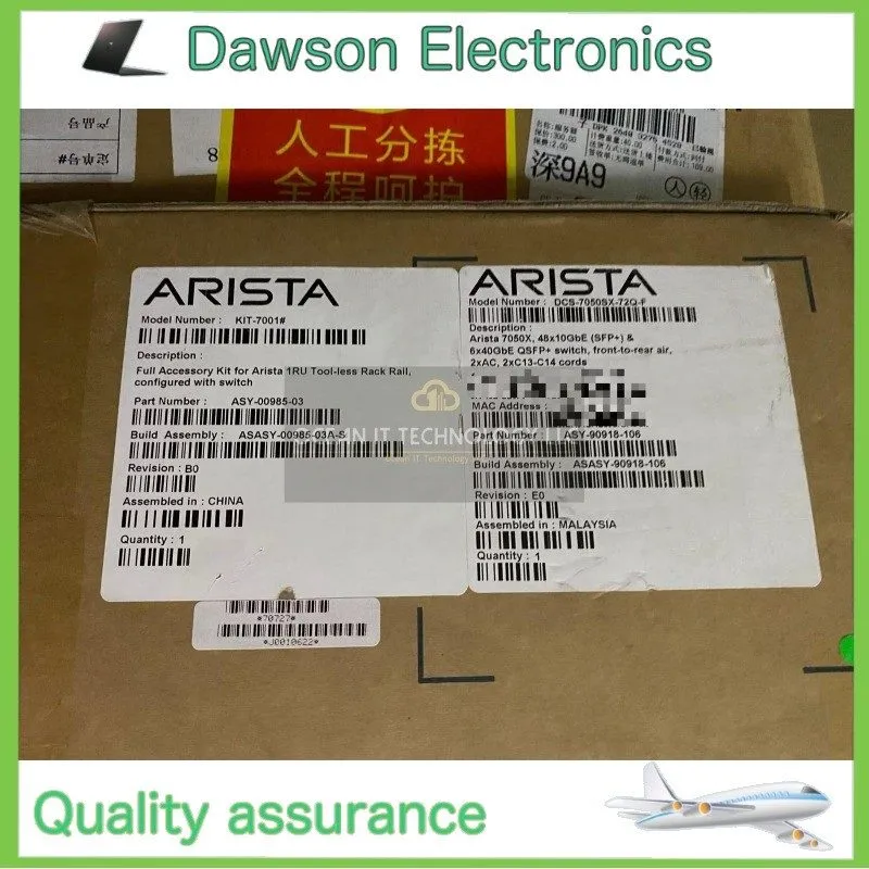 Коммутатор Arista DCS-7050SX-72Q-F 48xSFP+ 6x40GbE QSFP+ switch