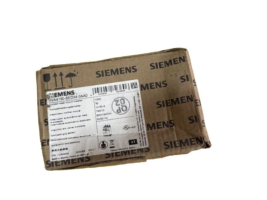 Автоматический выключатель Siemens 3VA4150-6ED34-0AA0 Circuit Breaker 3P/50A /48