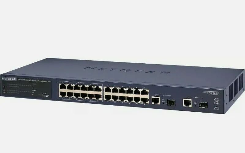 Коммутатор Netgear Prosafe FS726TP V1 24-Port 12-Port PoE Smart Ethernet Switch