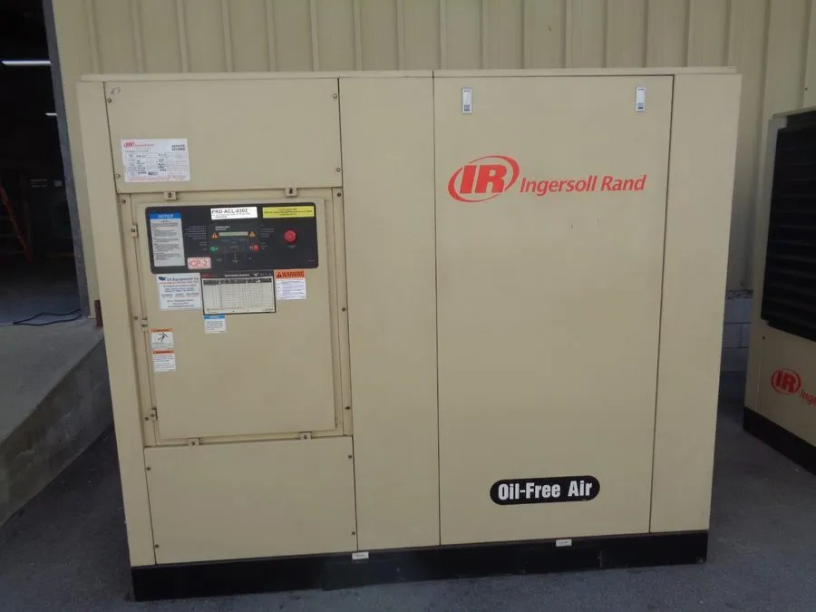 Компрессор 2009 Ingersoll Rand SIERRA-H100A 100 hp Oil-Free rotary screw air com — фото лота 1