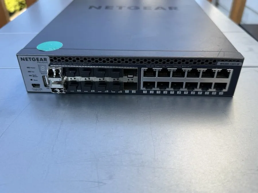 Коммутатор NETGEAR ProSAFE M4300-12X12F 24-Port 10GbE L3 Managed 1U Switch XSM43