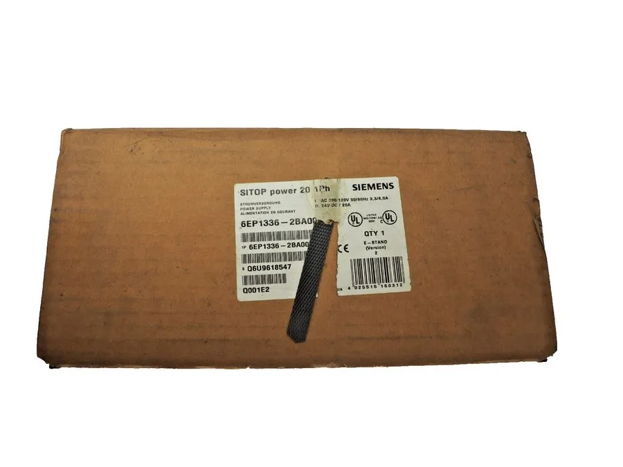 Блок питания Siemens SITOP Power Supply 6EP1 336-2BA00 50/60Hz 22.8V 26.4V DC 24 — фото лота 1