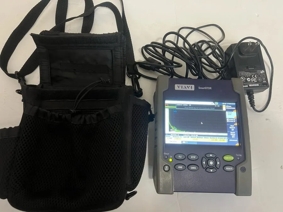 Тестер JDSU VIAVI E126A SM OTDR EXPERT 1650NM SMART TEST HANDHELD FIBER TESTER 1 — фото лота 1
