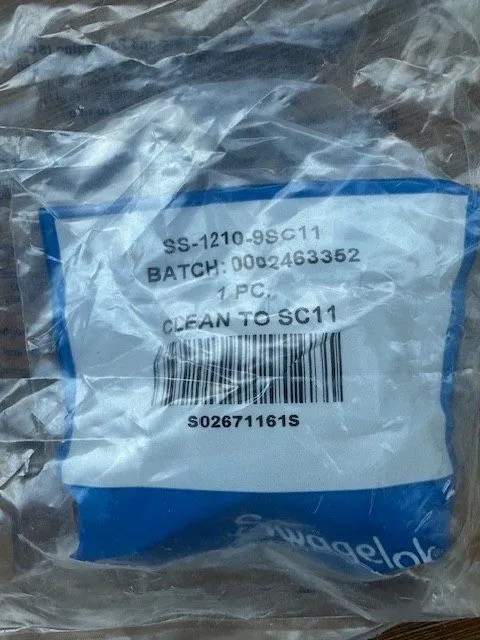 Фитинг Swagelok SS-1210-9SC11 Stainless Steel Swagelok Tube Fitting FNSP
