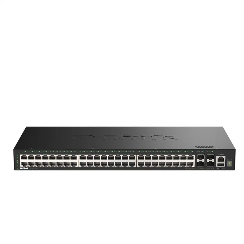 Коммутатор DGS-1530-52/E D-Link DGS-1530-52 Smart Managed Switch 48x Fiber Optic