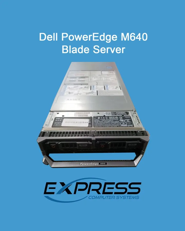 Сервер Dell PowerEdge M640 Blade 1x Silver 4110 2.1Ghz 8C 32GB No HDDs PERC S140