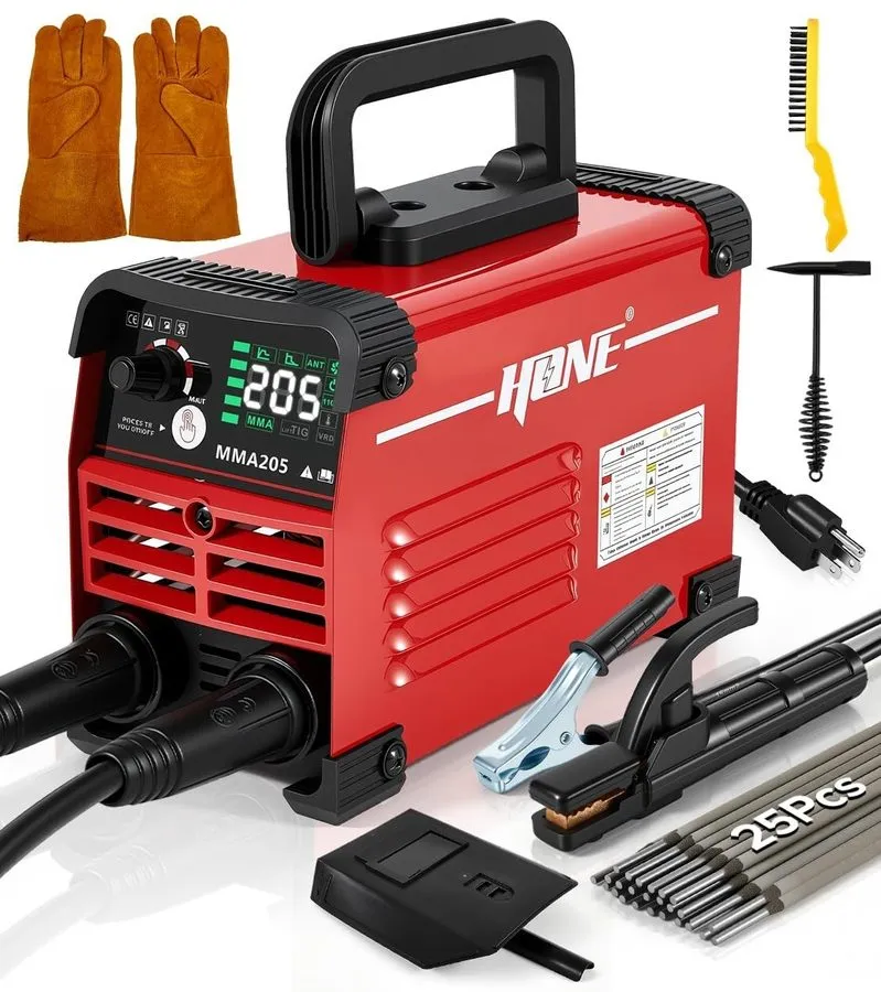 Сварочная горелка 205Amp Stick Welder ARC Welding Machine with Lift TIG Torch