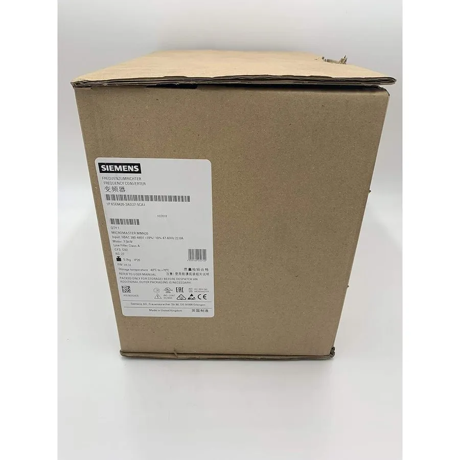 Частотный преобразователь Siemens 6SE6420-2AD27-5CA1 MICROMASTER 420 with Filter