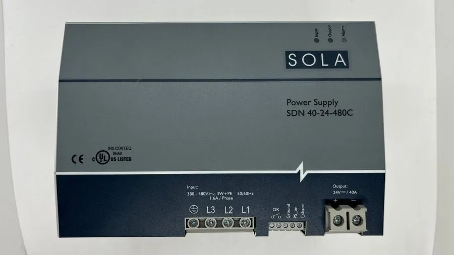 Блок питания SOLA EMERSON SDN 40-24-480C DIN RAIL POWER SUPPLY 24VDC OUTPUT