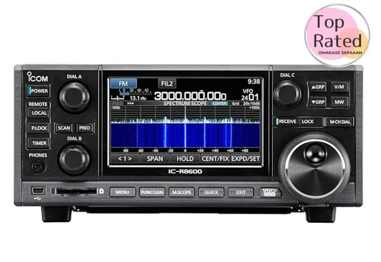Радиостанция IC-R8600 AM FM WFM CW HF VHF UHF Desktop Wideband Radio Receiver