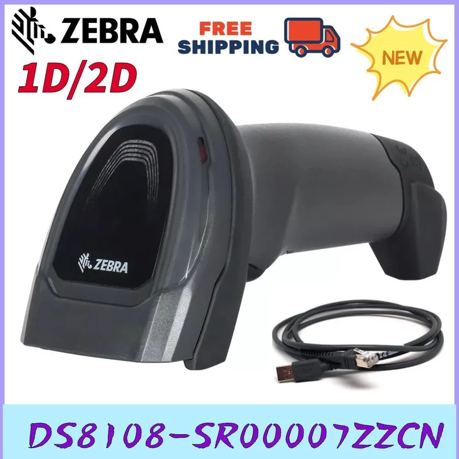 Сканер штрих-кода Zebra DS8108-SR00007ZZCN 2D Area Imaging Handheld Barcode Scan — фото лота 1