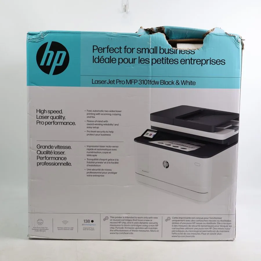 Лазерный принтер HP LaserJet Pro MFP 3101fdw Wireless Black & White All-in-One L