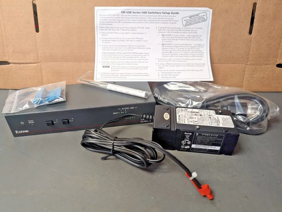 Видеокоммутатор Extron SW2 USB Two Input USB Switcher 60-952-02
