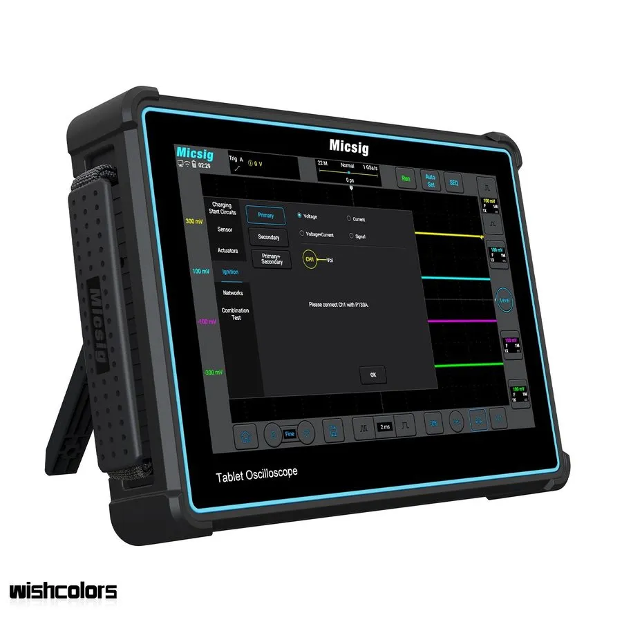 Осциллограф Micsig ATO2002 200MHz 1GSa/s 2CH Tablet Oscilloscope Automotive Osci — фото лота 2