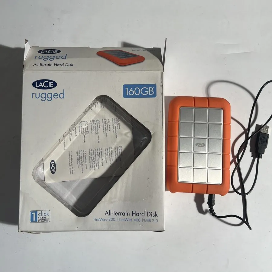 Жёсткий диск LaCie Rugged Triple 160GBExternal Hard Drive Computer Storage