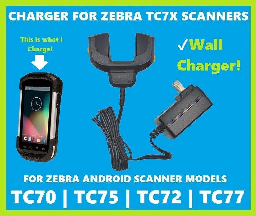 Блок питания Zebra TC70 TC75 TC70X TC75X 5 Slot Charging Cradle Dock w Power Sup