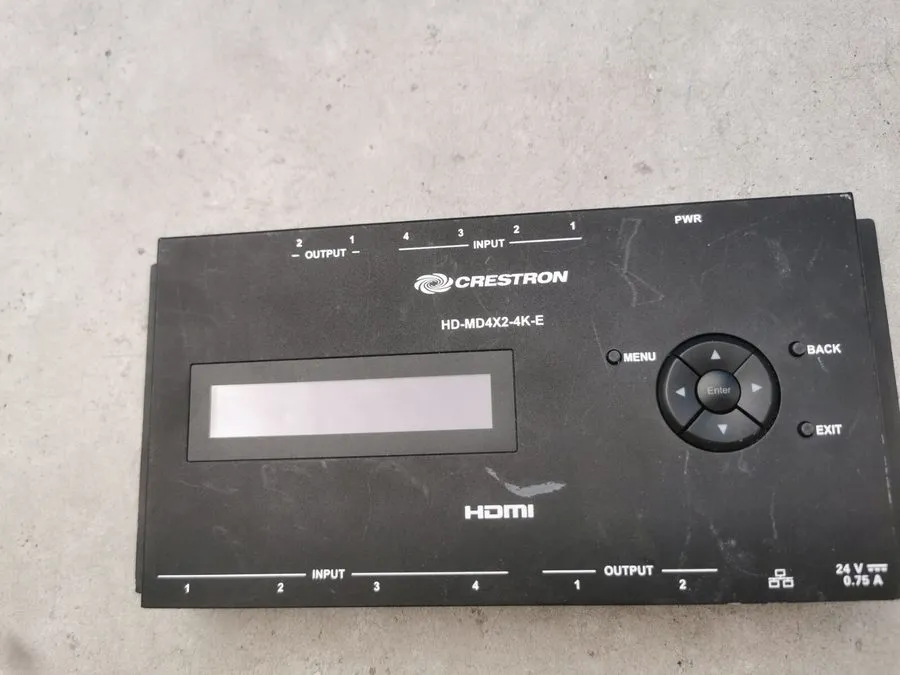Видеокоммутатор Crestron 4x1 4K HDMI Switcher HD-MD4X1-4K-E