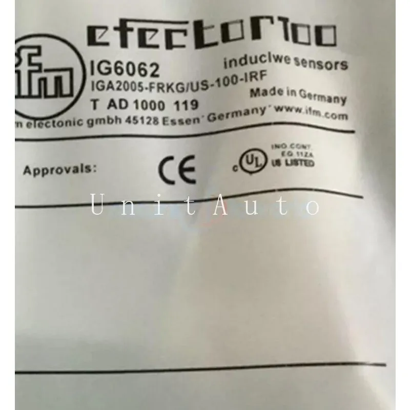 Датчик приближения ones IFM IG6062 Sensor&Proximity Switch