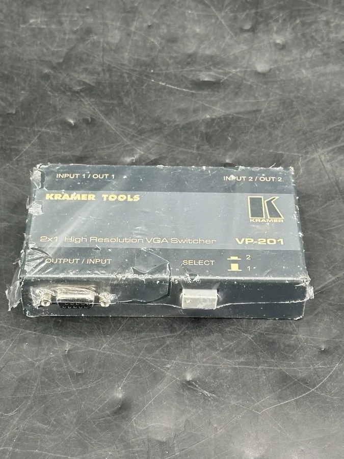 Видеокоммутатор KRAMER TOOLS VP-201 2X1 HIGH RESOLUTION VGA SWITCHER — фото лота 1