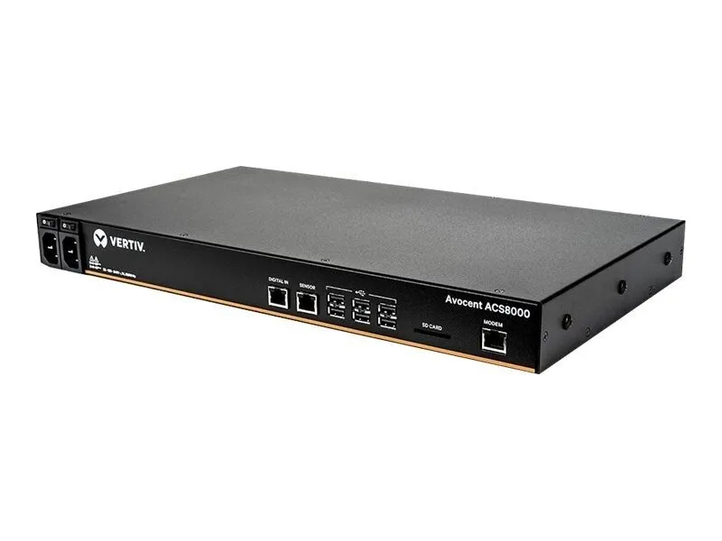 Сервер Vertiv Avocent ACS8008MDAC-400 Advanced Console Server 8 Ports Dual AC Po