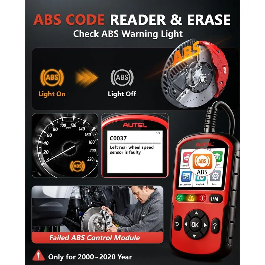 Диагностический сканер Autel OBD2 Scanner AutoLink AL549 Car Check Engine Code e