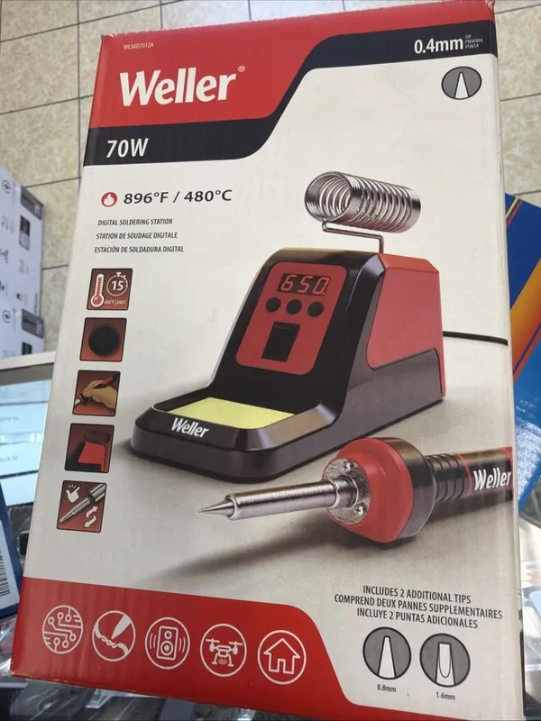 Паяльная станция Weller Digital Soldering Station with 70W Precision Iron 120V W