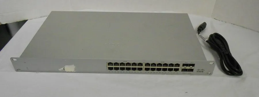 Коммутатор Cisco Meraki MS120-24P 1G L2 Cld -Mngd 24x GigE 370W PoE Switch