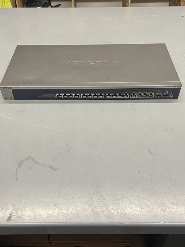 Коммутатор NetGear ProSAFE XS716T-100NES 16 Port 10G Smart Managed Switch