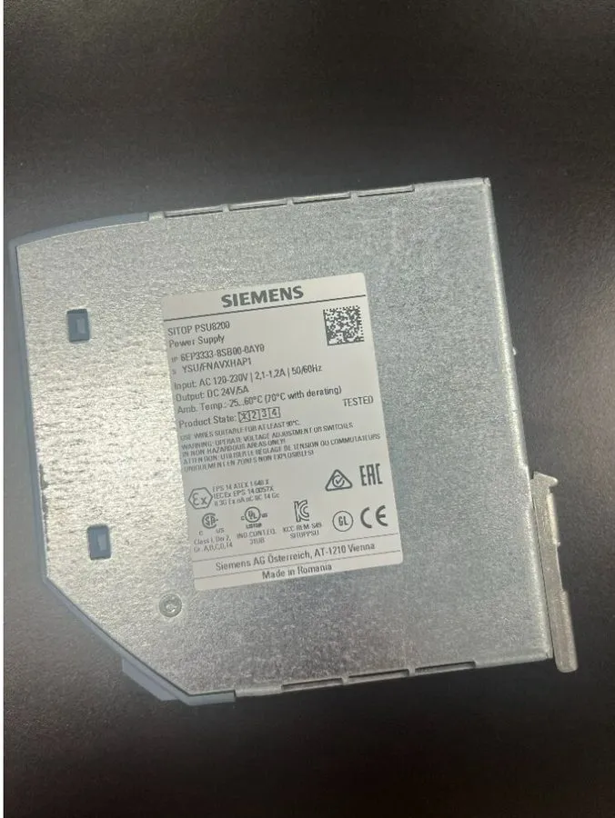 Блок питания SITOP PSU8200 24 V/5 A stabilized power supply 6EP33338SB000AY0