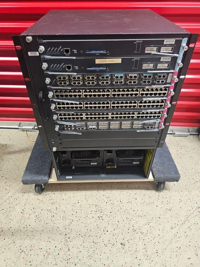 Коммутатор CISCO Catalyst 6500 Ws-6500-E Network Switch w/Ws-Svc-Asa-Sm1