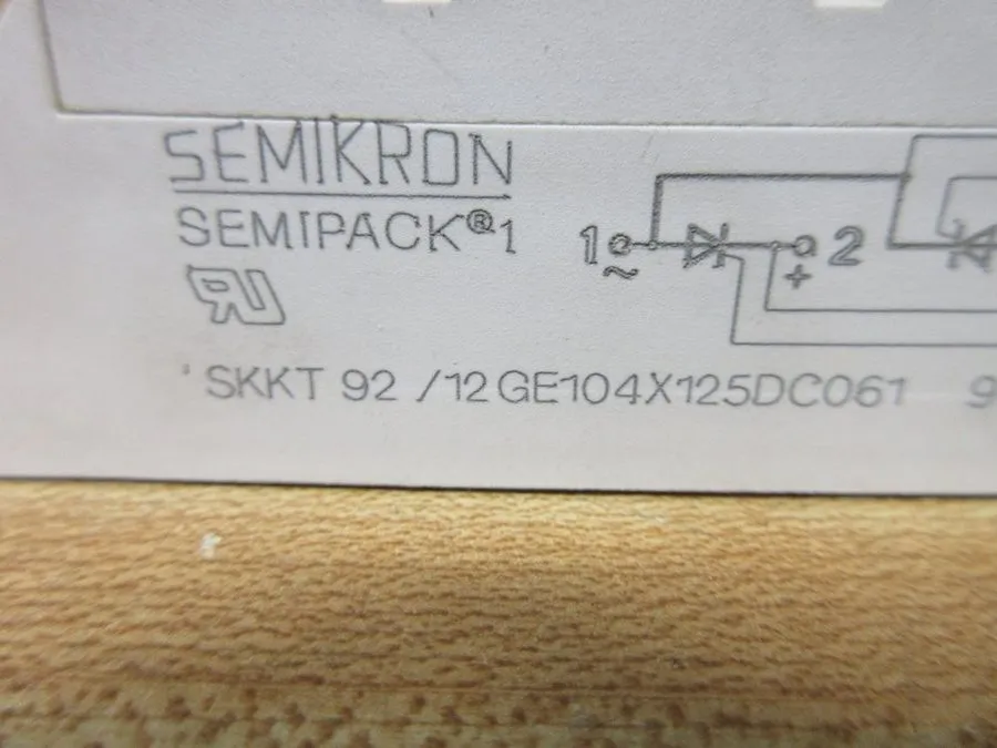 Тиристор Semikron SKKT 92/12GE104X125DC061 Semipack 1 Thyristor SKKT9212GE104X12
