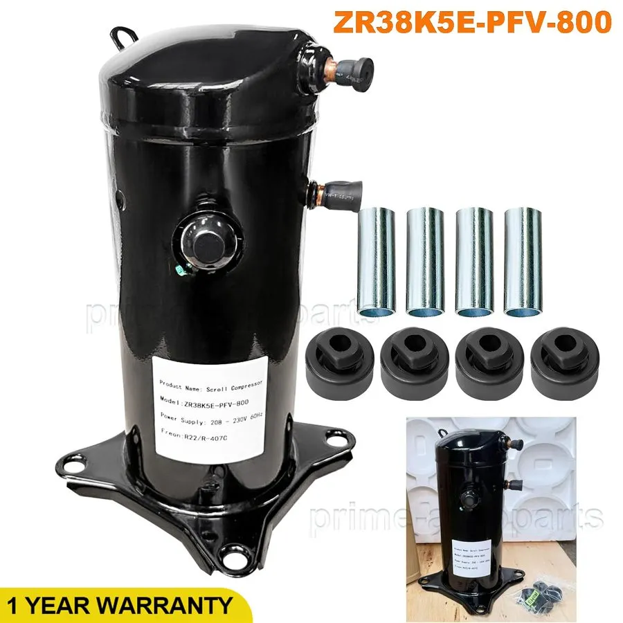 Компрессор Compressor/ Copeland ZR38K5E-PFV-800 Scroll/ HP 3-4.25/ 208-230V, 1 P