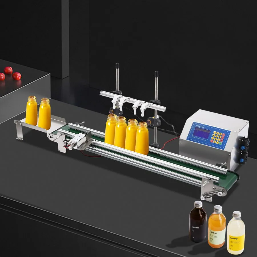 Насос 4-Head Automatic Diaphragm Pump Filling Machine 10-500ml Tabletop AC 110V