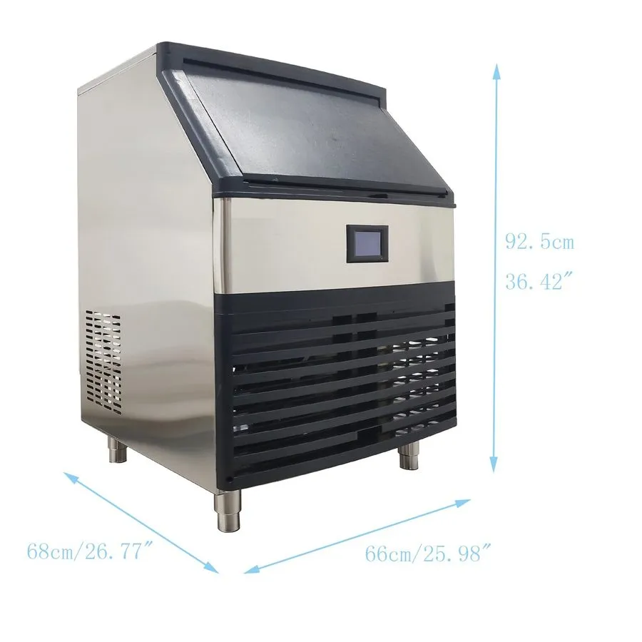 Льдогенератор Automatic Commercial Ice Machine160KG Ice Making Capacity Ice Cube