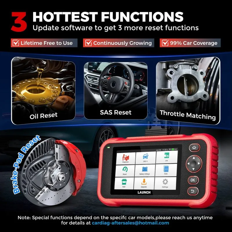 Диагностический сканер LAUNCH CRP123I V3.0 Automotive Scanner Engine ABS SRS TCM — фото лота 4