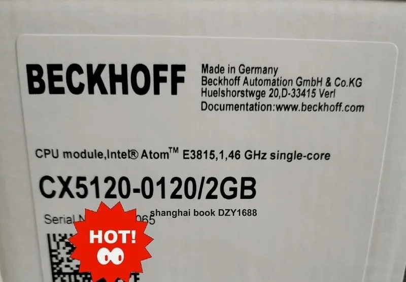 ПЛК Beckhoff CX5120-0120 High Quality Guaranteed